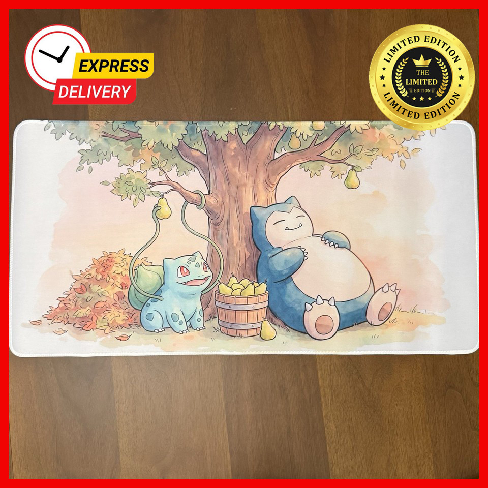 Pokemon Mousepad Snorlax Bulbasaur Desk Mat Board Game Play Mat of TCG TH86DP