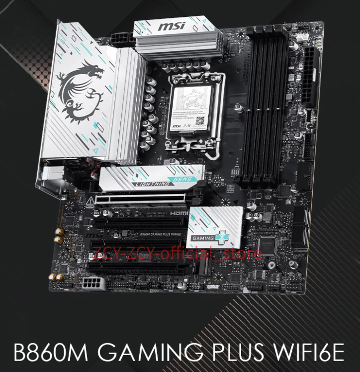 MSI B860M GAMING PLUS WIFI6E m‑ATX Gaming Motherboard