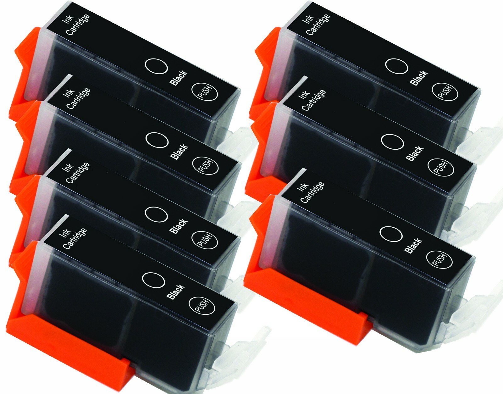 7PK BLACK Printer Ink for Canon PGI-225 225BK MG5120 MX892 MG5220 MG5320 MG6120