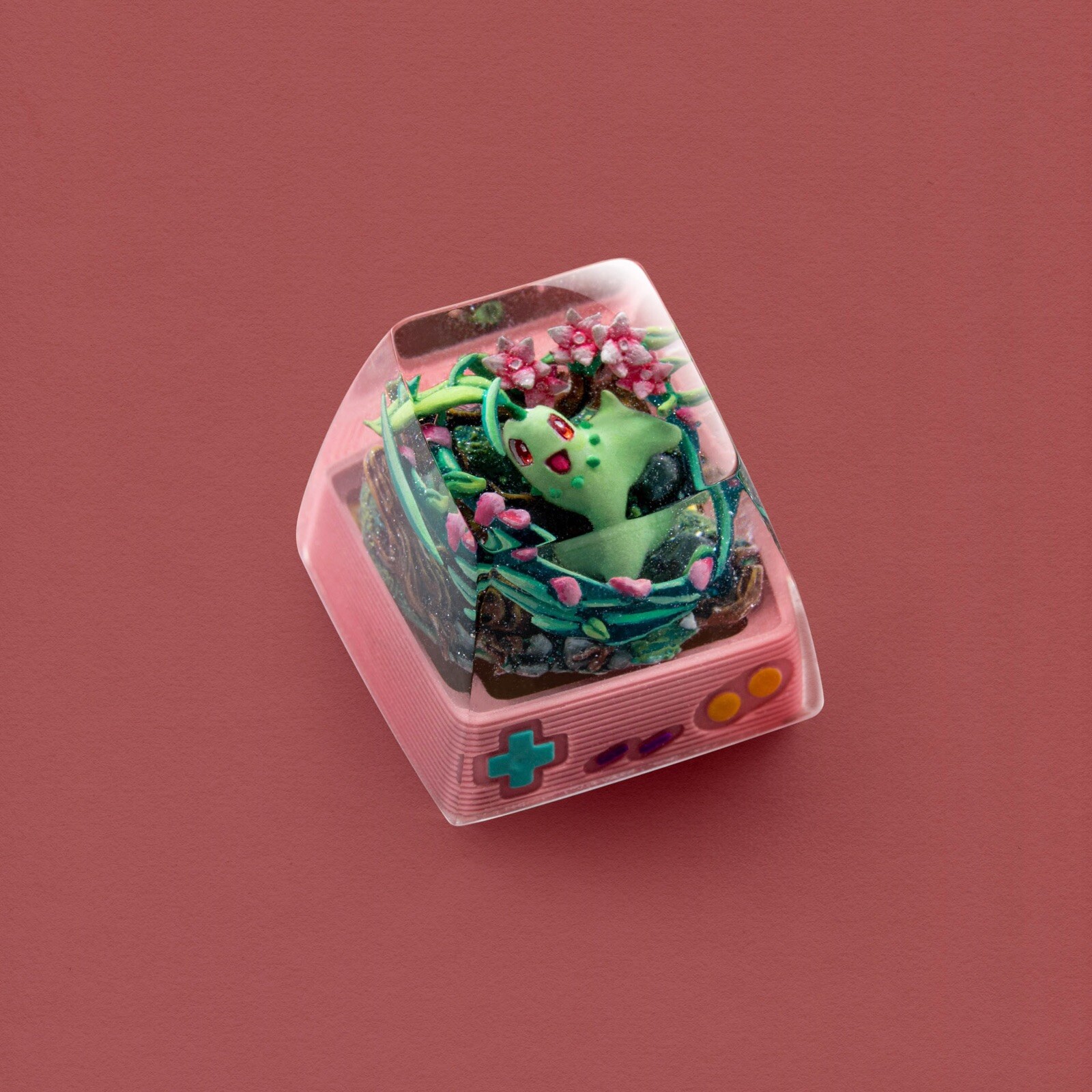 S-Craft Chikorita Artisan Pokemon Keycap