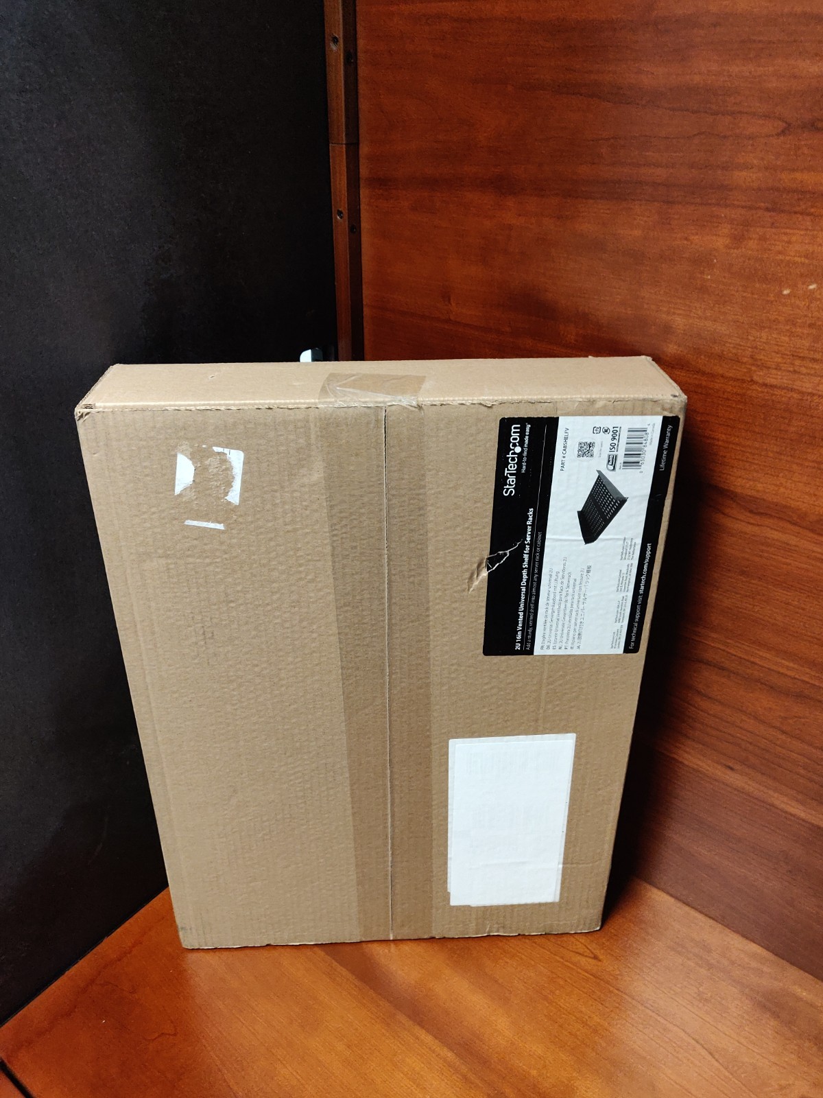 StarTech CABSHELFV 2U 16in Vented Rack Mount Shelf 50lbs