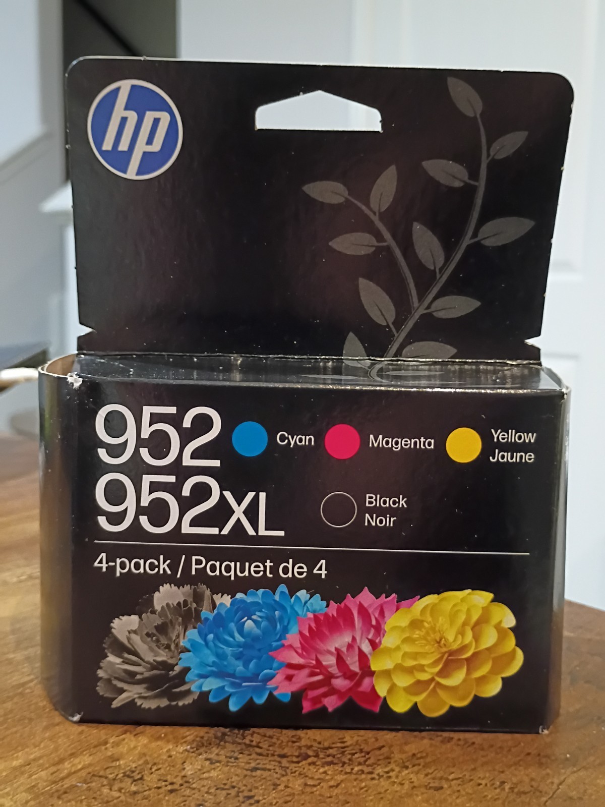 New, Sealed, Genuine HP 952XL  Black/Cyan/Magenta/Yellow Ink Cartridge Set