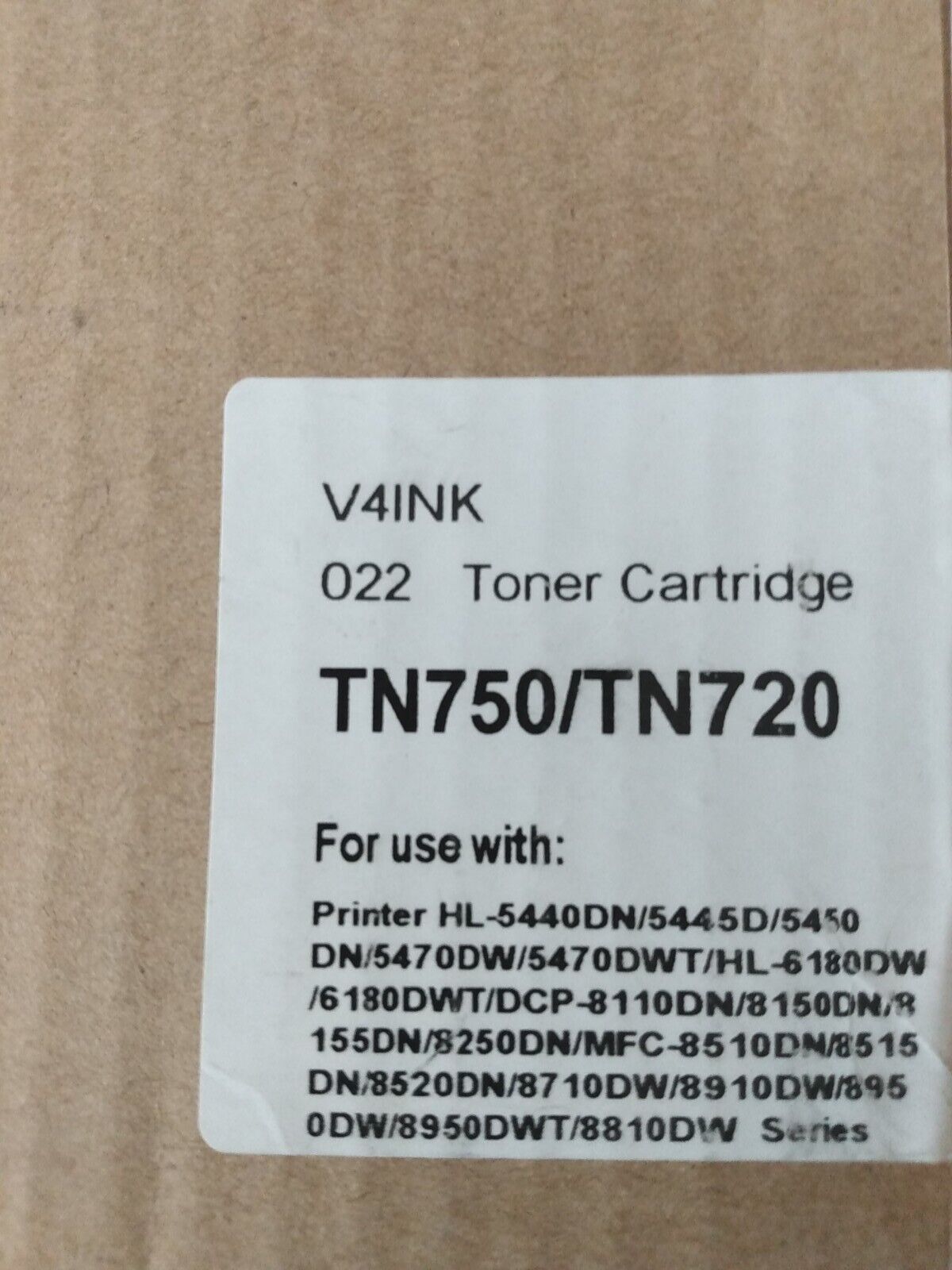 (3Pack) TN750/TN720 V4ink Black Toner Cartridge  for Brother 