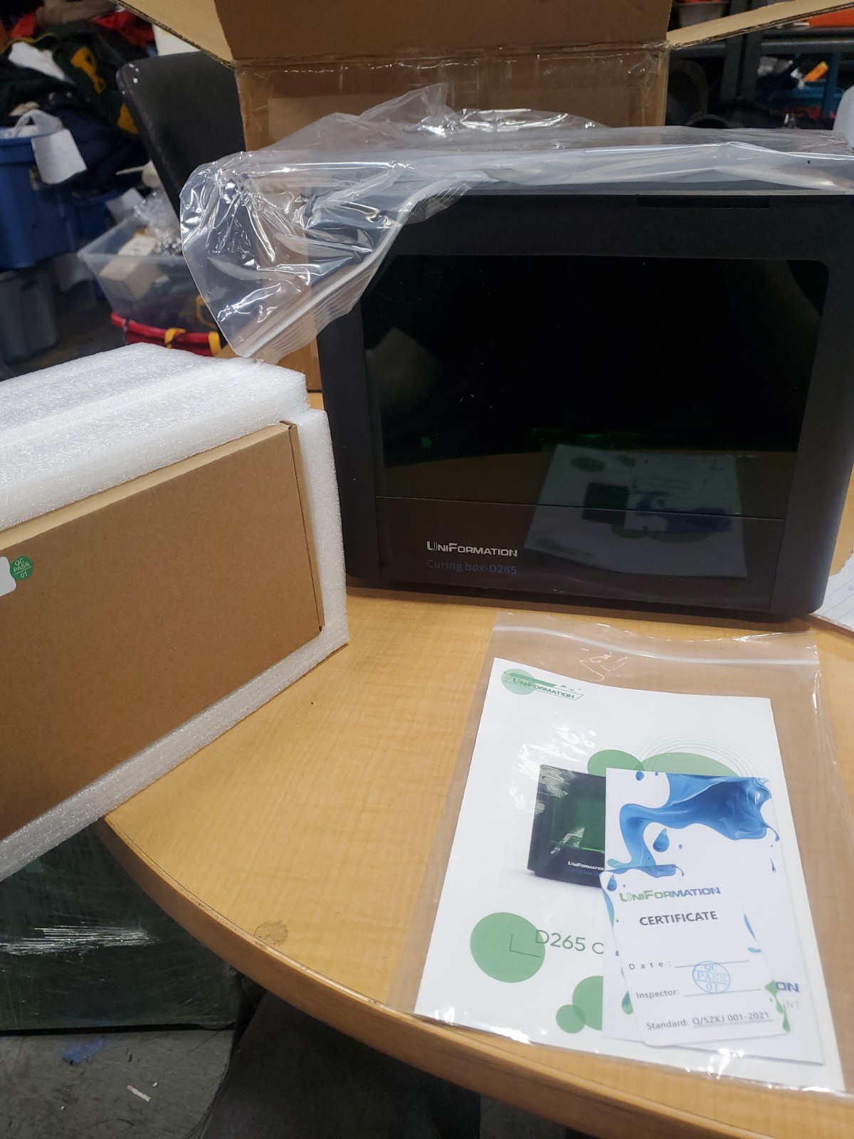 UniFormation Cure2 D265 UV Resin Curing Station 2 for Resin 3D Printers
