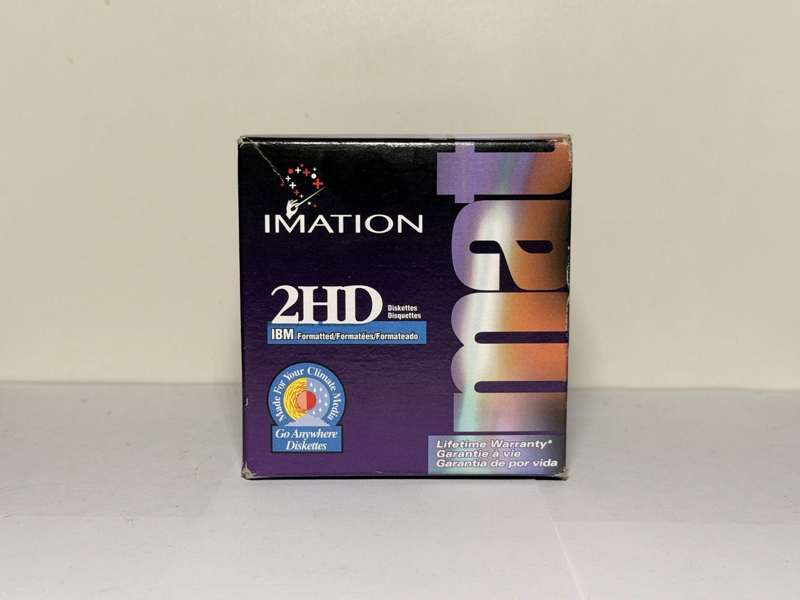 Imation 3.5 Floppy Disks 2HD Diskettes IBM Formatted 25 Pack - Brand New