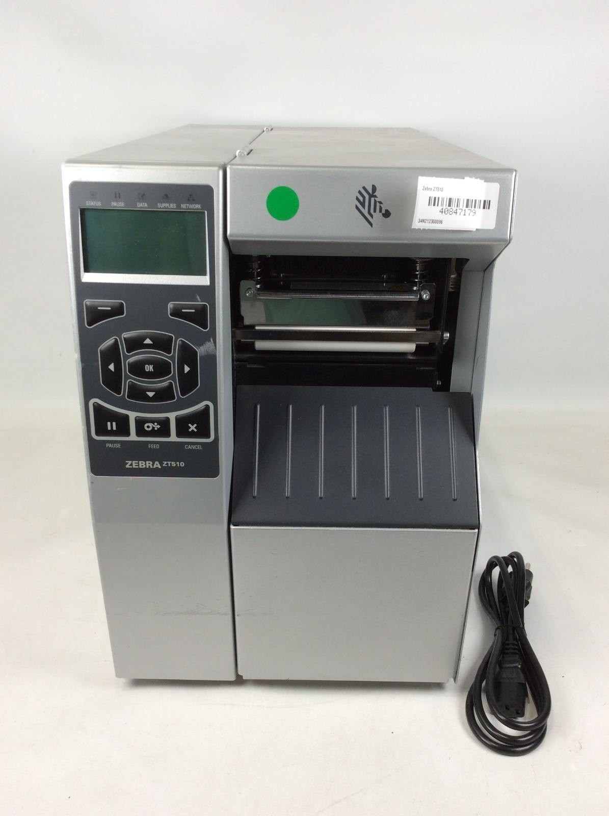 Zebra ZT510 Industrial Thermal Transfer Label Printer ZT51042-T010000Z Tested ^