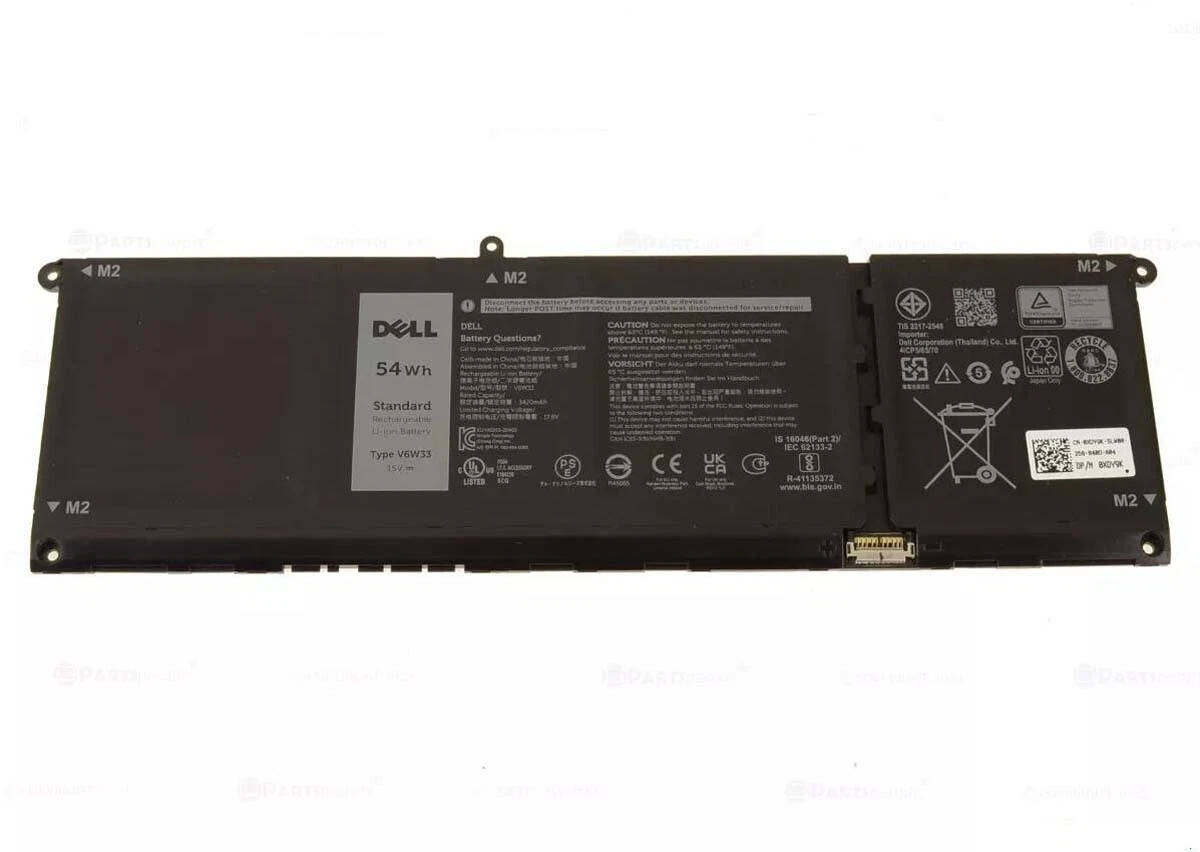 Original V6W33 Battery For Dell Latitude3320 3330 Inspiron 5310 5510 Vostro 3515