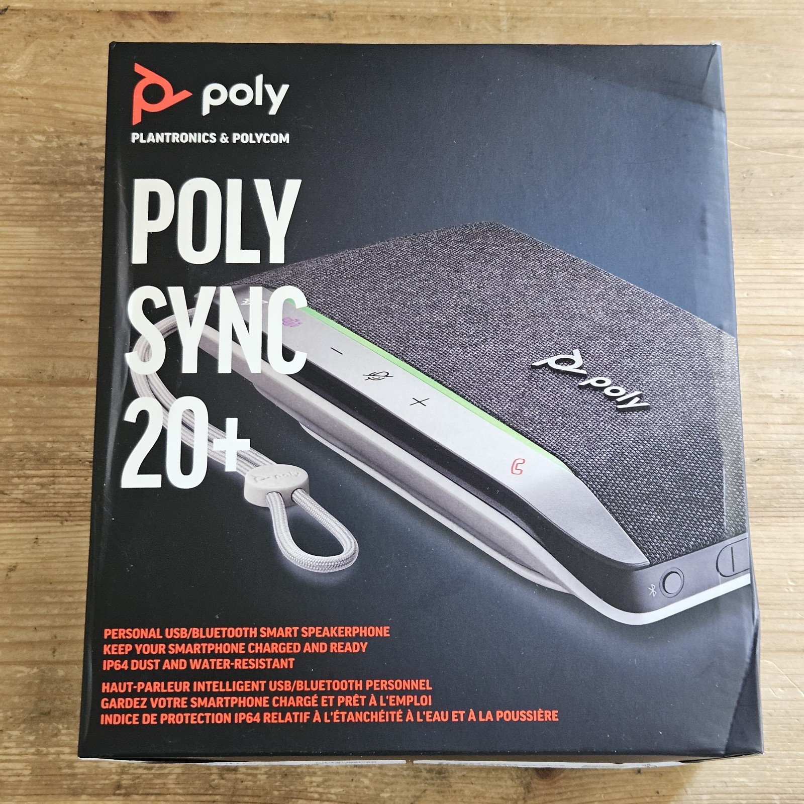 Poly Sync 20 Plus USB M Speakerphone Certified For Microsoft Teams
