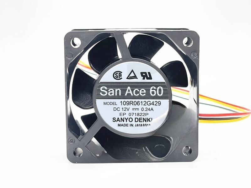 1 pcs Sanyo 6CM 109R0612G429 12V 0.24A frequency converter cooling fan