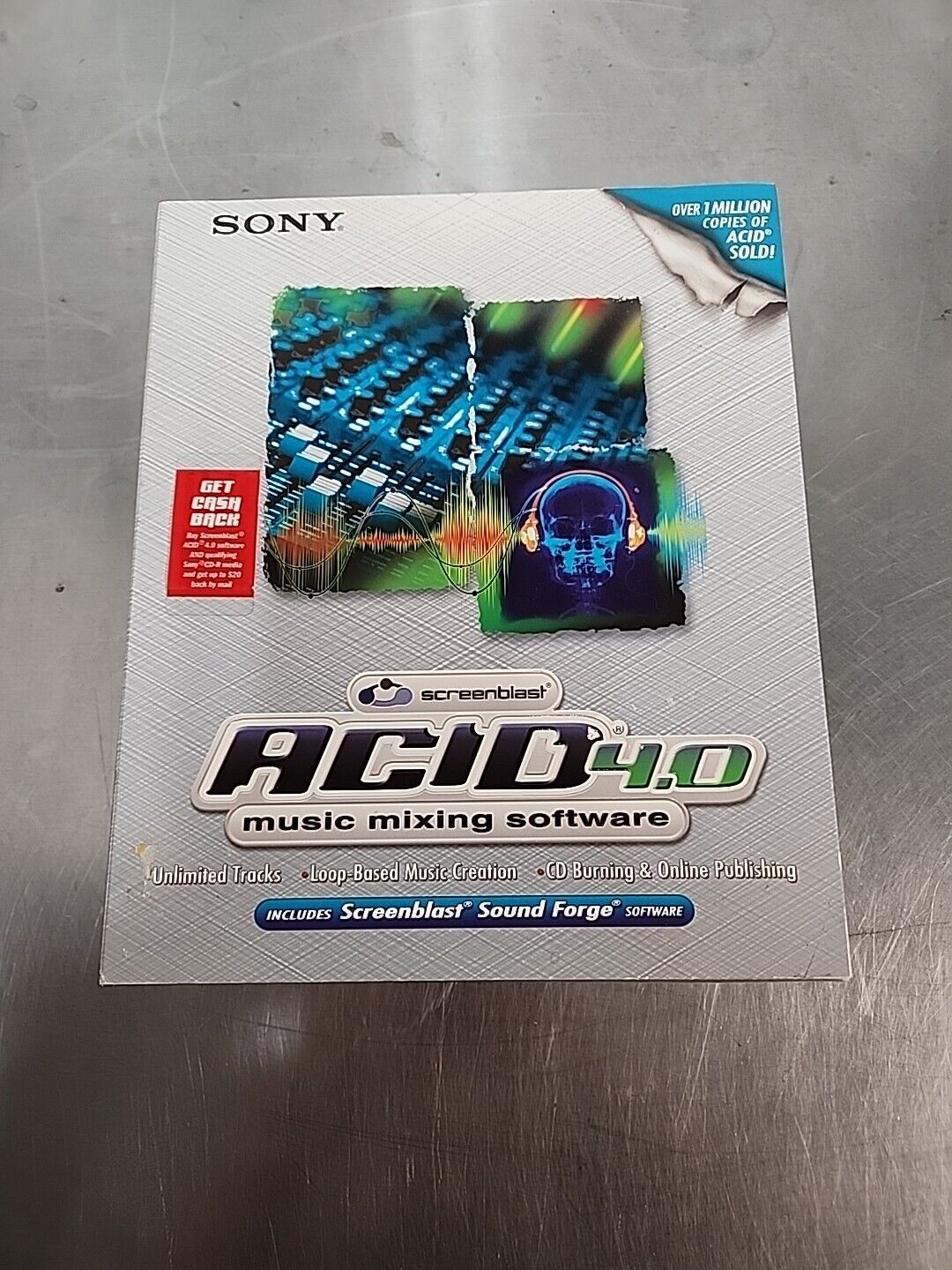 Sony Acid 4.0 Screenblast Music Mixing Software BRAND NEW SEALED *RARE*