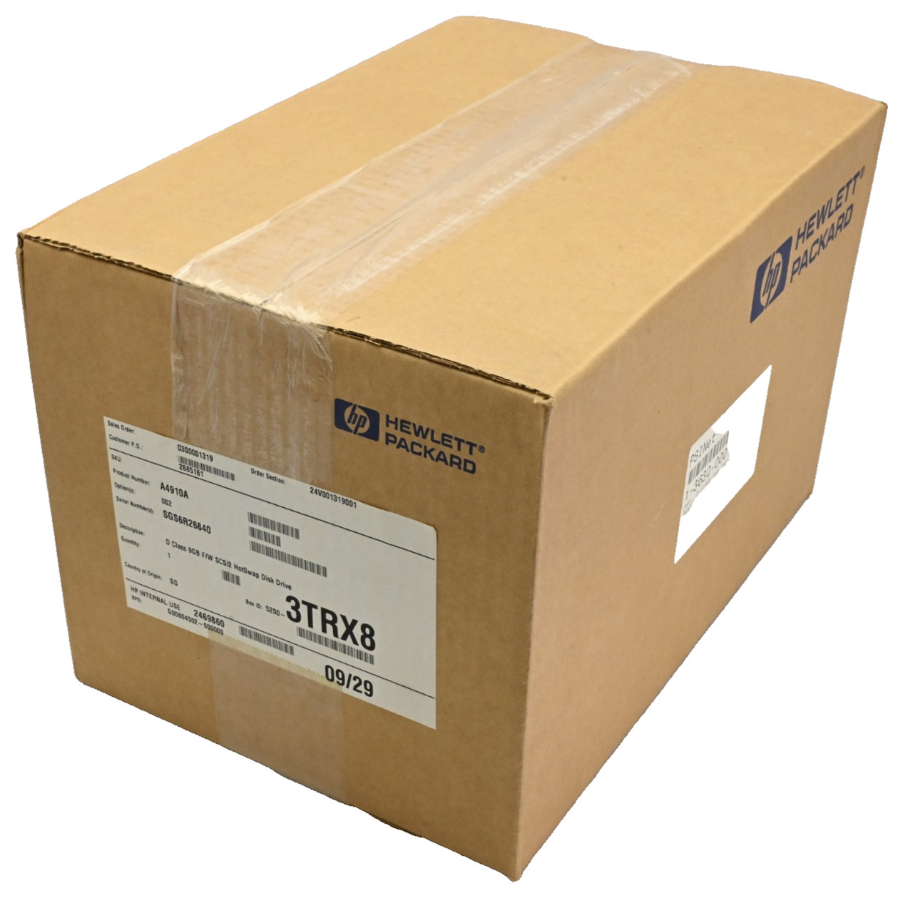 HP A4910A 9.1GB 10000RPM D Class F/W SCSI2 Hot Swap Disk Drive Module