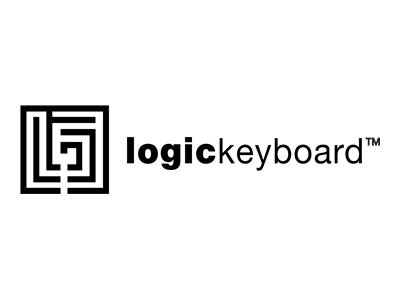 Logic Keyboard XL Print PC Slim Line Black Keyboard Keyboard LKB-LPWB-BJPU-DE