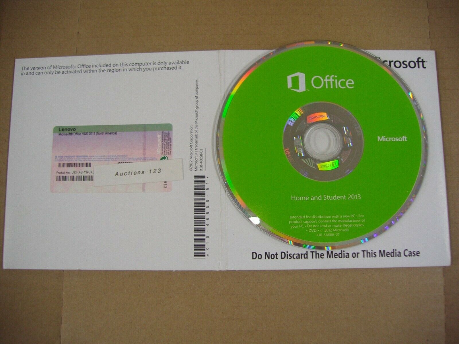 Microsoft Office 2013 Home and Student Full DVD Version for Win 7/8/10/11 =NEW=