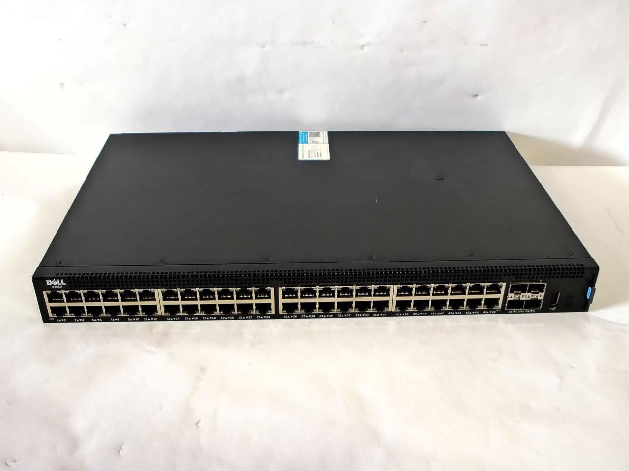 Dell X1052 48-Port Gigabit Managed Switch E12W001 E12W TESTED
