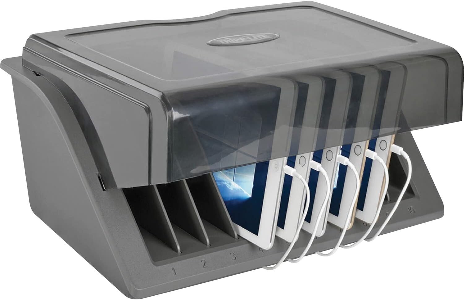 Tripp Lite By Eaton CSD1006AC 10-Device Ac Charging Station Desktop Locking