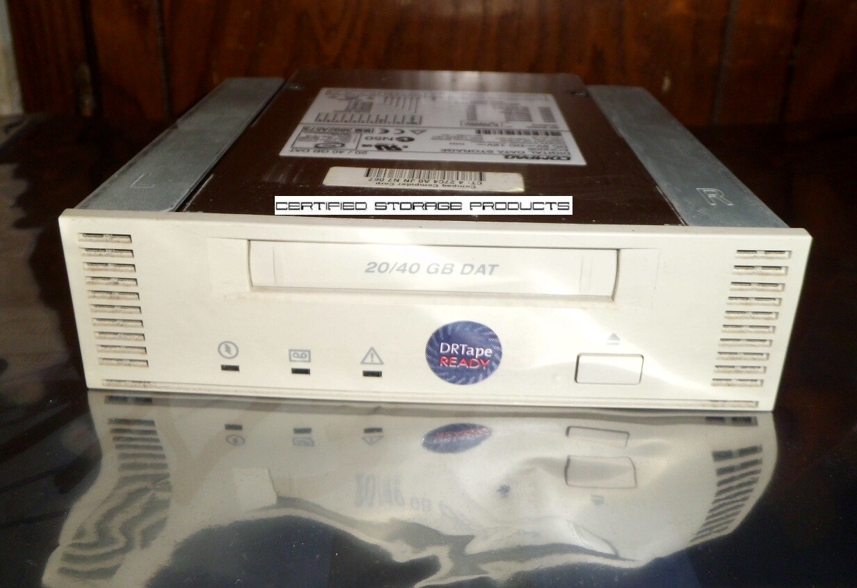 Compaq EOD006 20/40GB DDS-4 INT Data Tape Drive 5.25" Kit w/2 Tapes 158856-001
