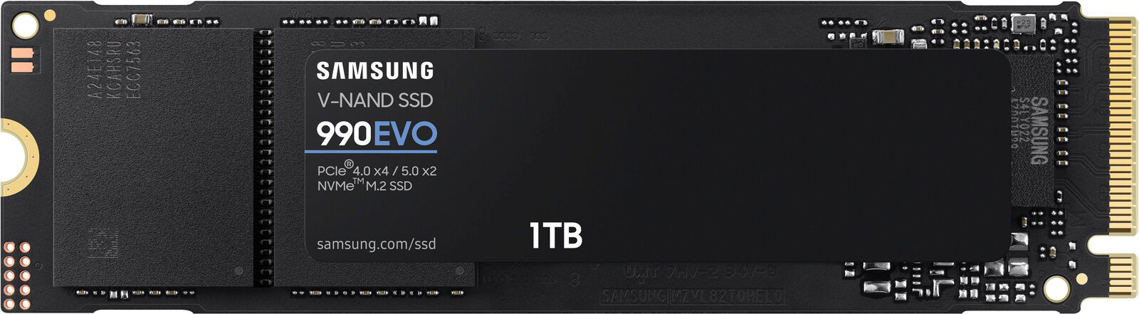 Samsung - 990 EVO SSD 1TB Internal SSD PCIe Gen 4x4 | Gen 5x2 M.2 2280, Speed...