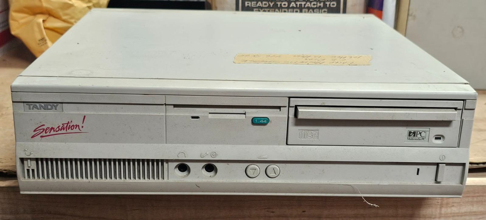 CLEAN Vintage Tandy Sensation 25-1651 PC Desktop Computer Retro Desktop No Pwr