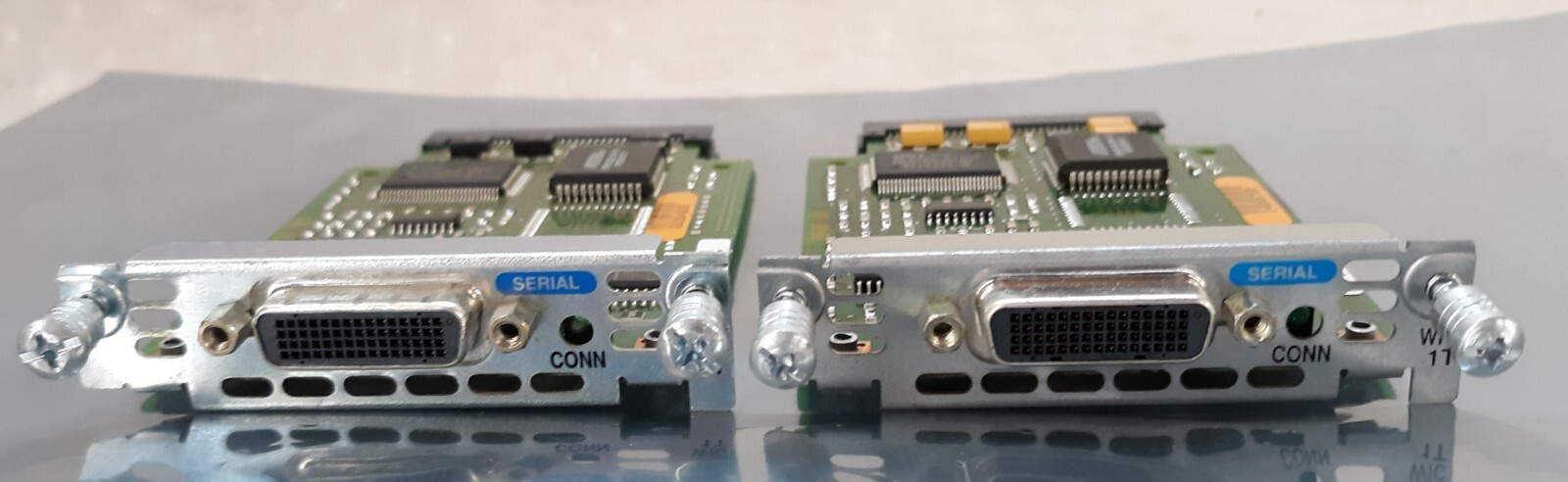 Pair of Cisco WIC-1T 1600/1700/2600/3600 Series 1Port Serial Expansion Module