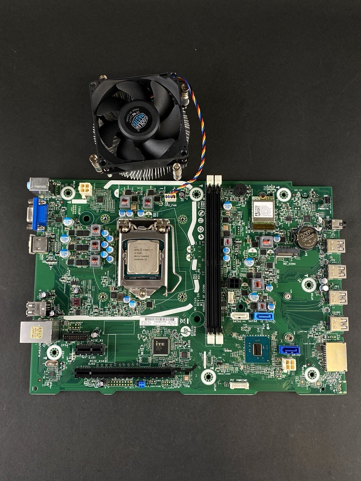 HP 280 Pro G4 290 G2 Motherboard L69522-601 LGA1151 w/ Intel Core i3-9100 CPU