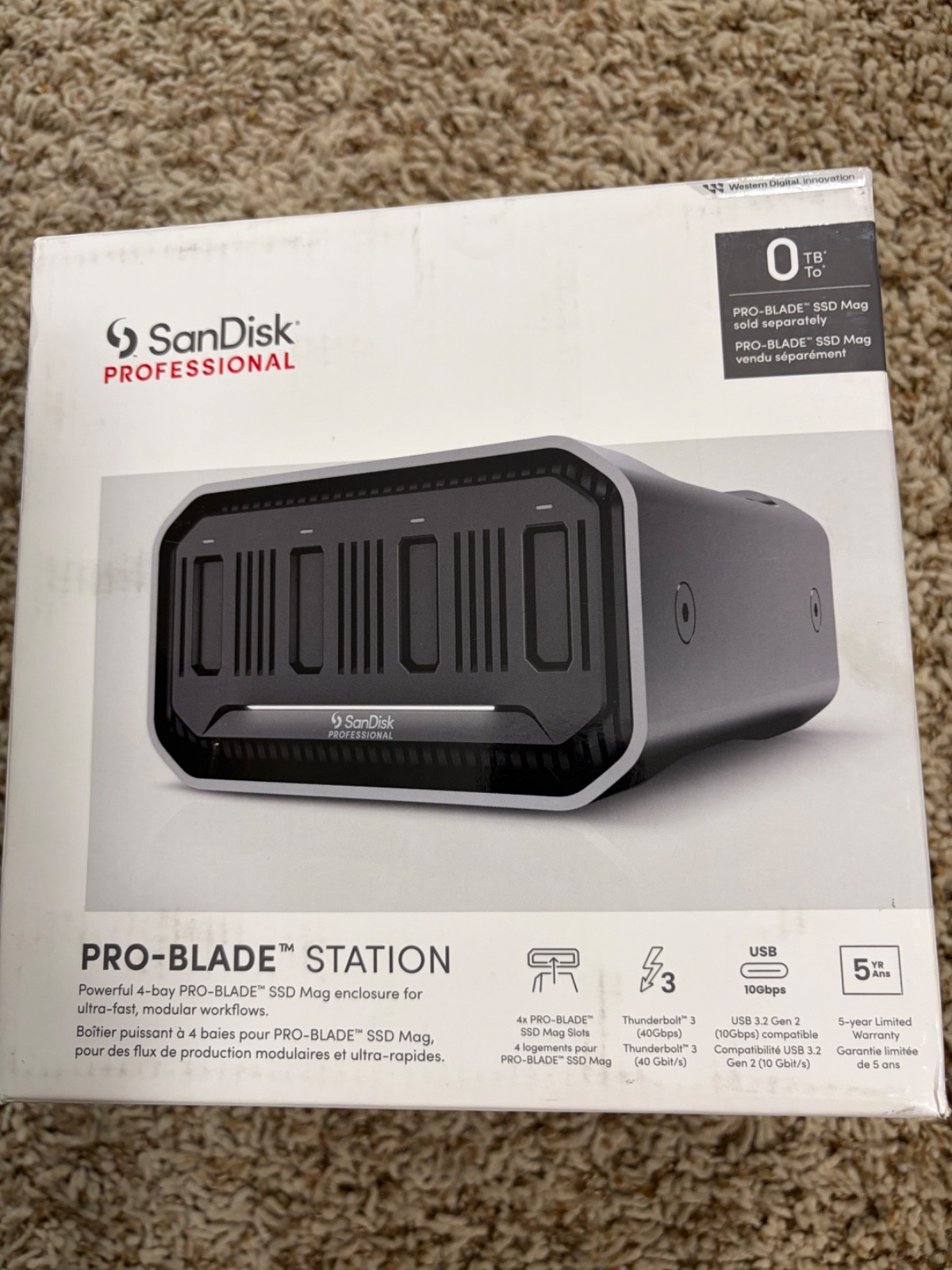 SanDisk PRO-BLADE Station - 0TB (no Sandisk Blades Included)