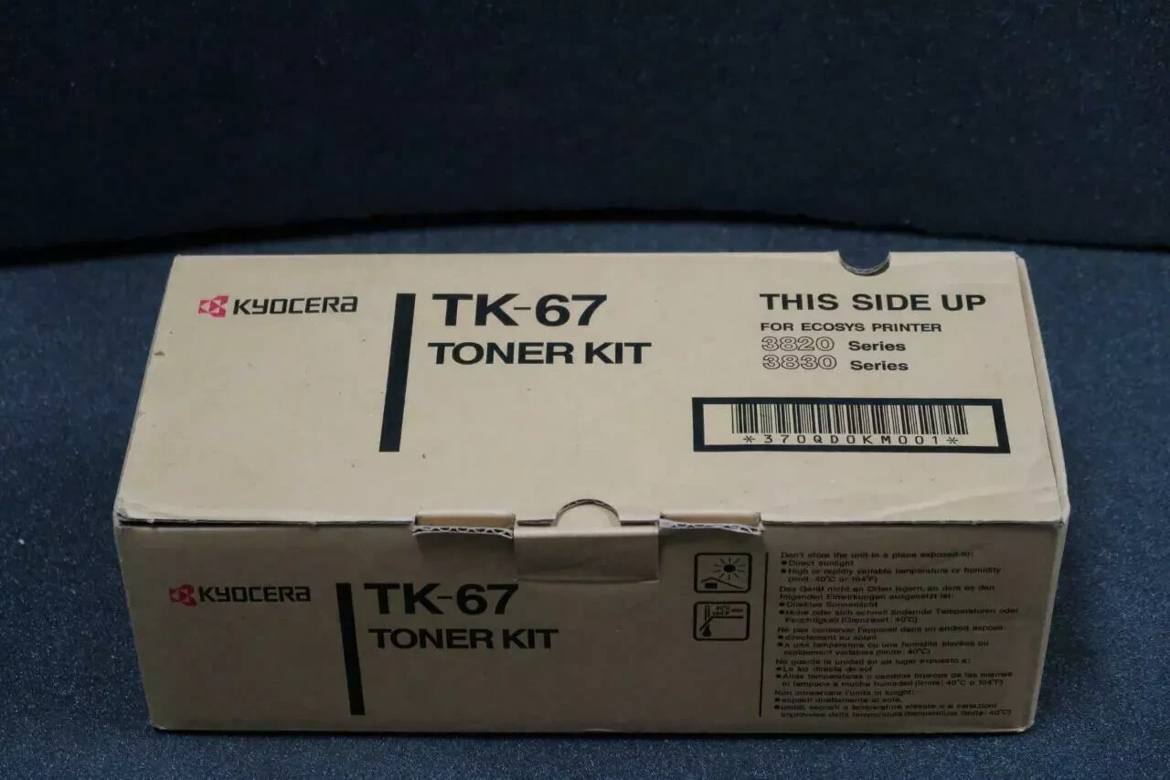 New  4 X Genuine Kyocera  Ecosys 3820 / 3830 Series Printer TK-67 TK67