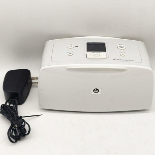 HP Q7020A-101 Photosmart A516 White Compact Inkjet Photo Printer Tested 