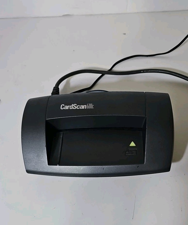 CardScan Executive 600c Color Business Card Scanner. Needs Driver And Software.
