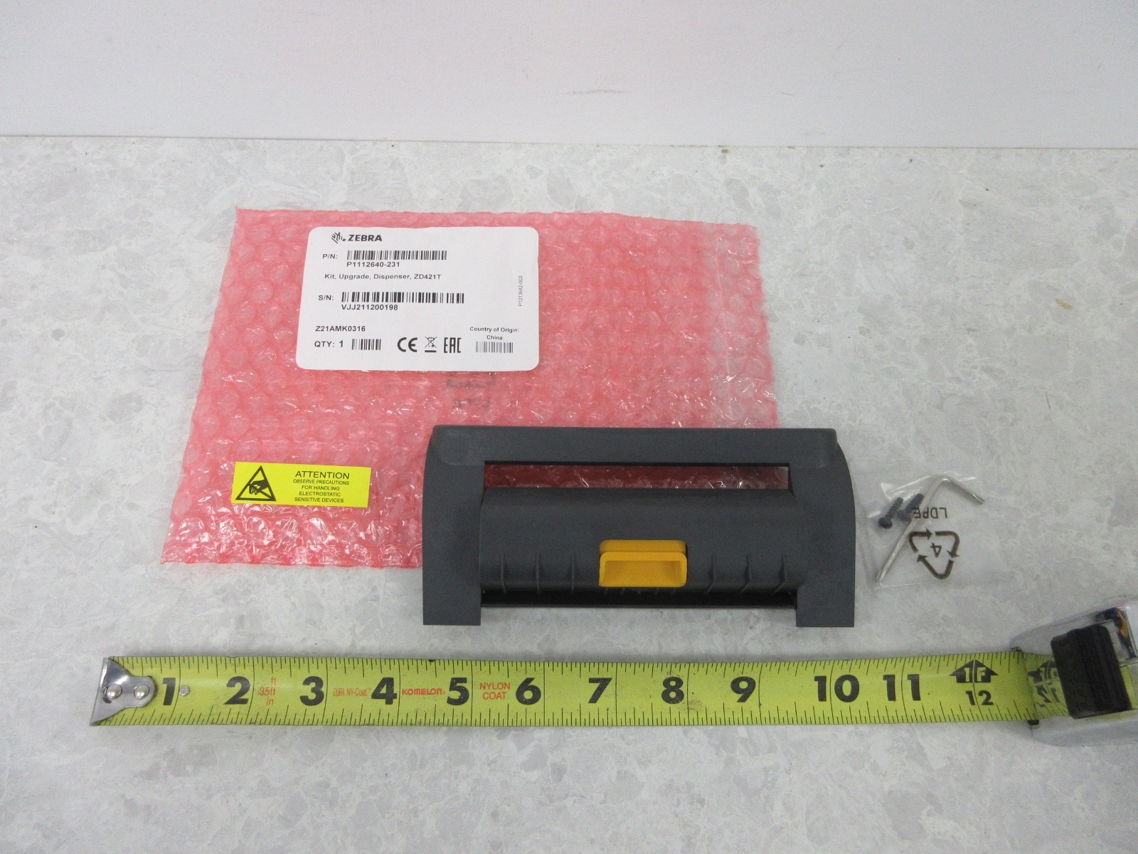 ZEBRA P1112640-231 DISPENSER UPGRADE KIT, Y0361