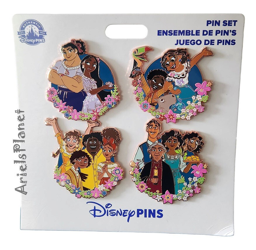 Disney Parks Encanto Isabela Madrigal & Friends 4 Pin Set