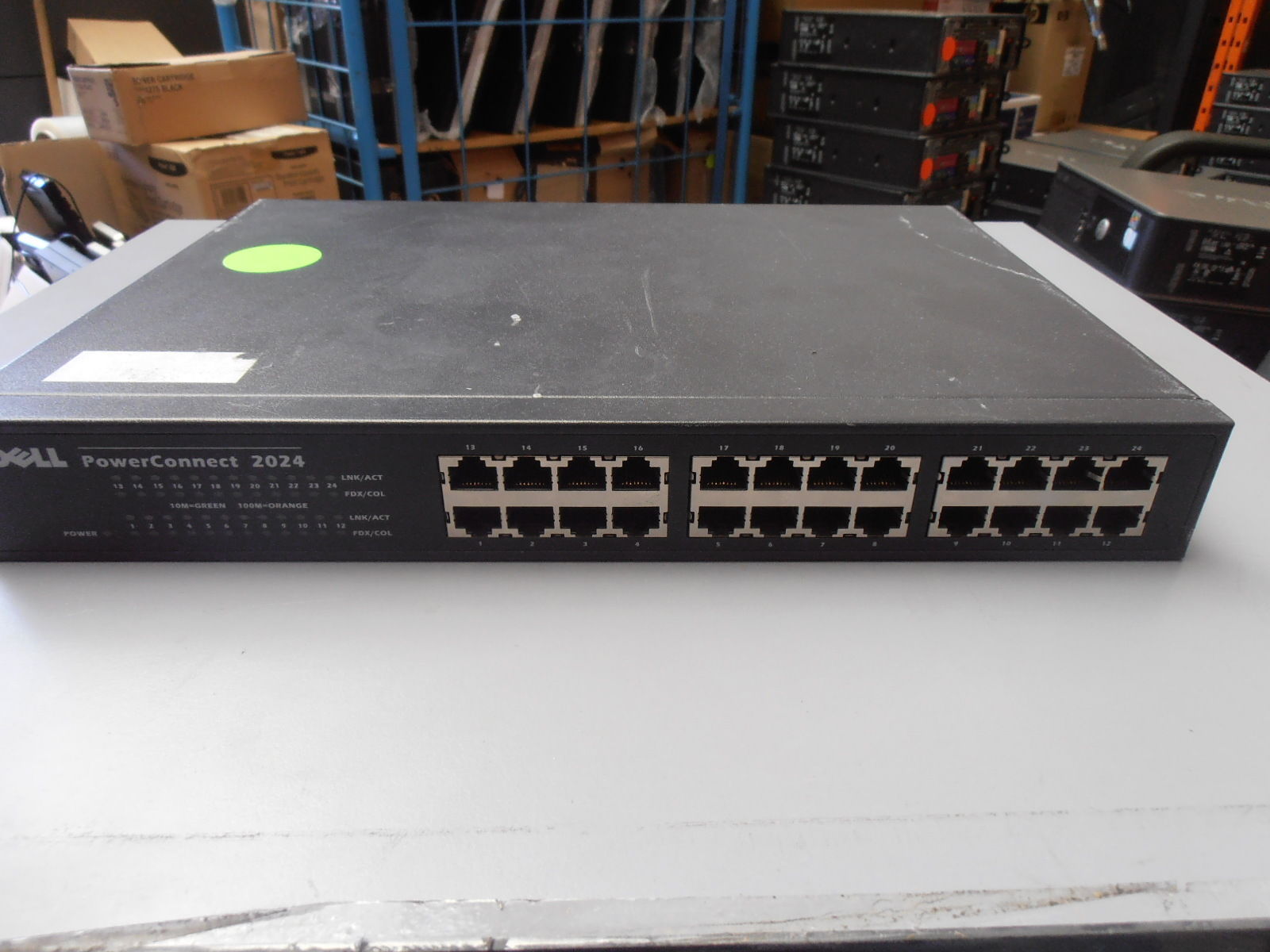 Dell PowerConnect 2024 24-Port Fast Ethernet Network Switch 10/100 Unmanaged