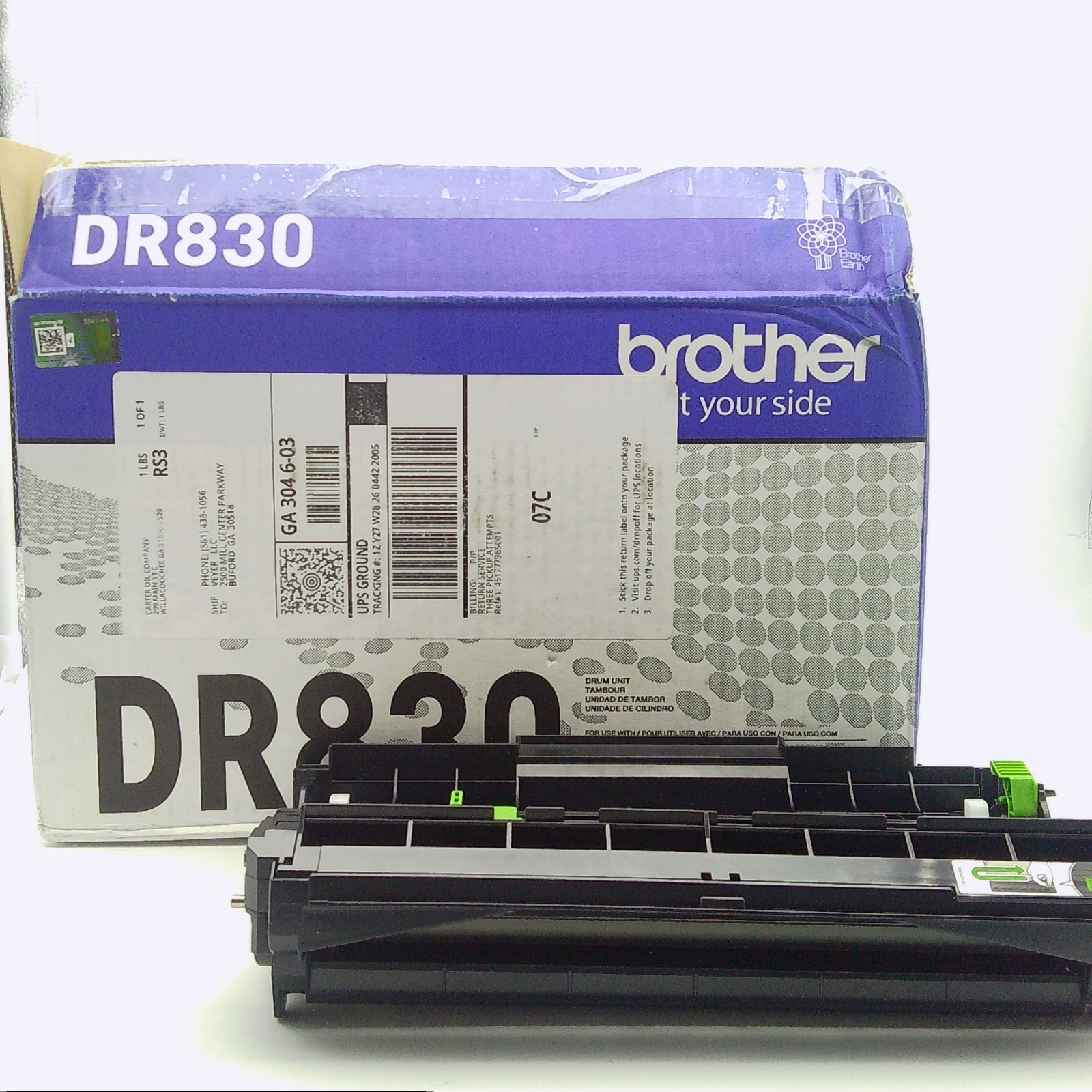 Genuine Brother DR830 DR 830 Drum Unit For Parts/ Non Working Unit