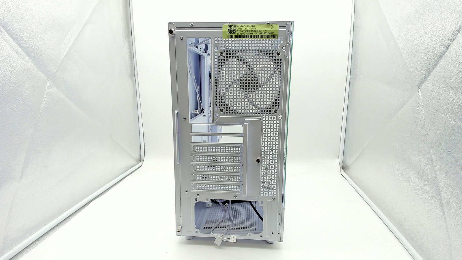 Skytech Gaming Azure 3 Computer Case - White STX-AZURE3-15820-C03-CASE