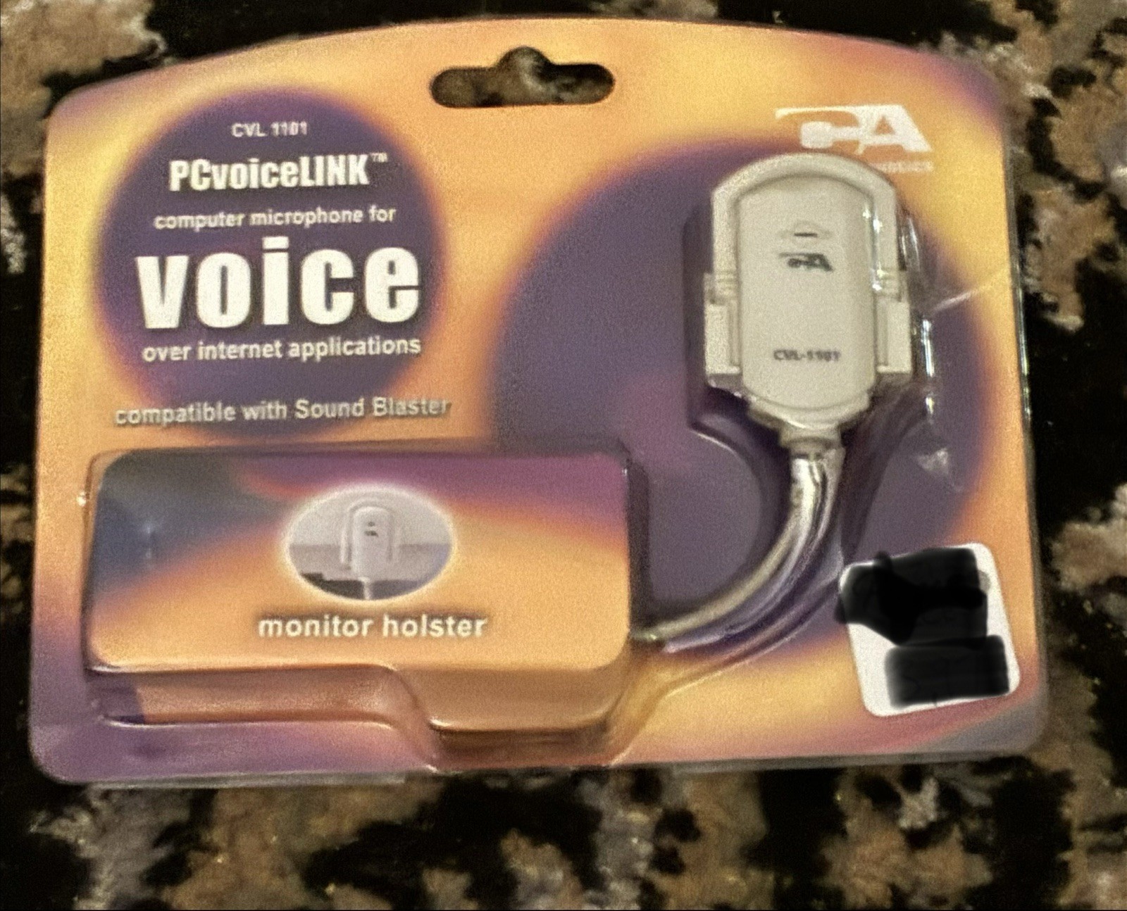 NEW Cyber Acoustics PC Voice Link Computer Microphone Omni Directional
