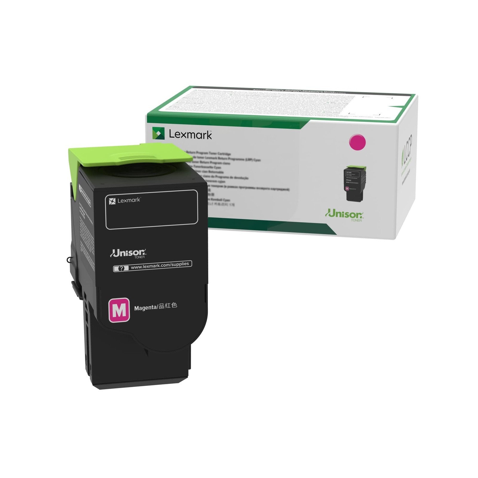 Original Lexmark 78C1XM0 Magenta Toner. New Sealed Box, We Ship Fast