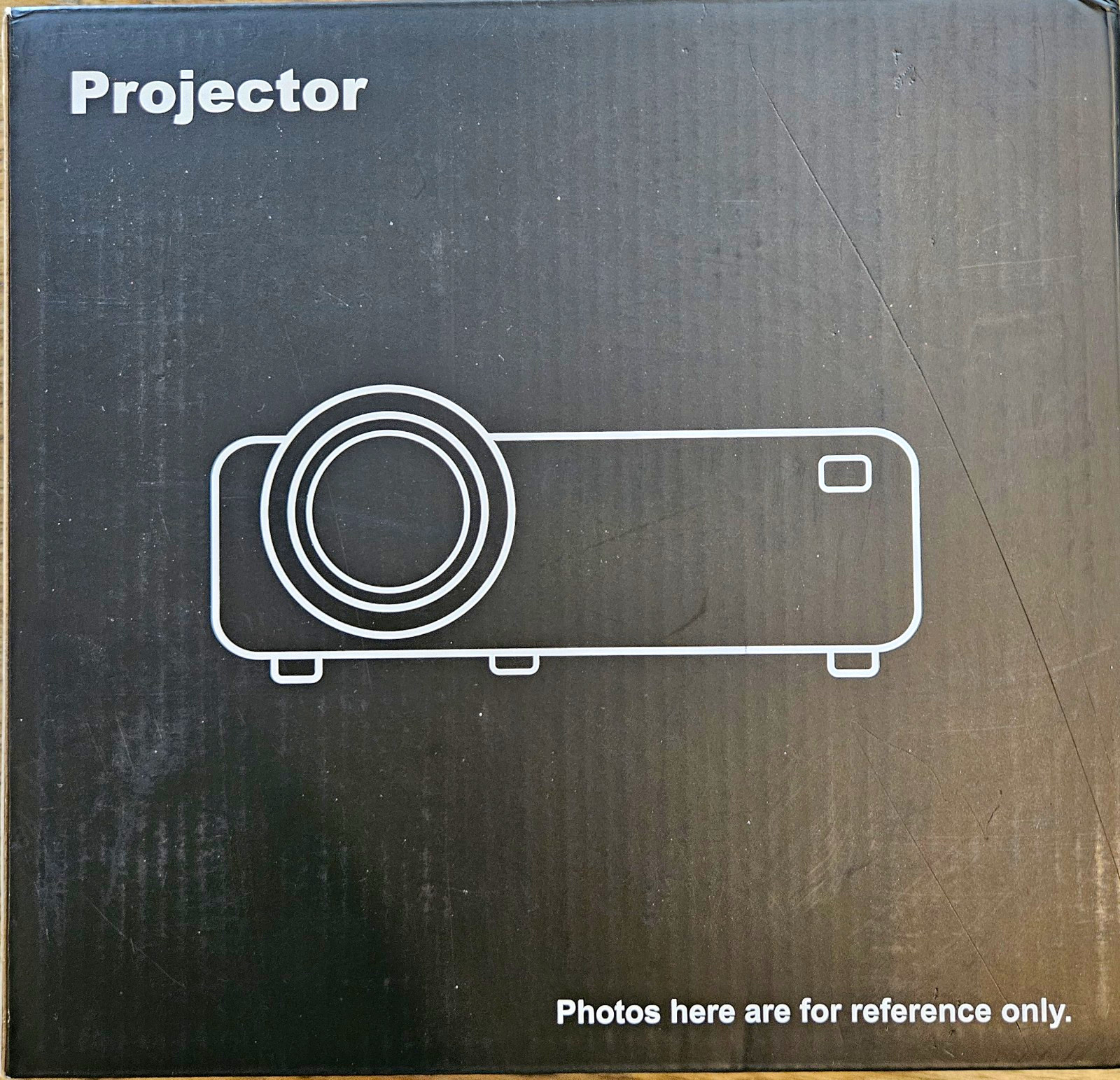 TMY LCD Projector 1080p FHD 16:9 USB Keystone Correction White/Black