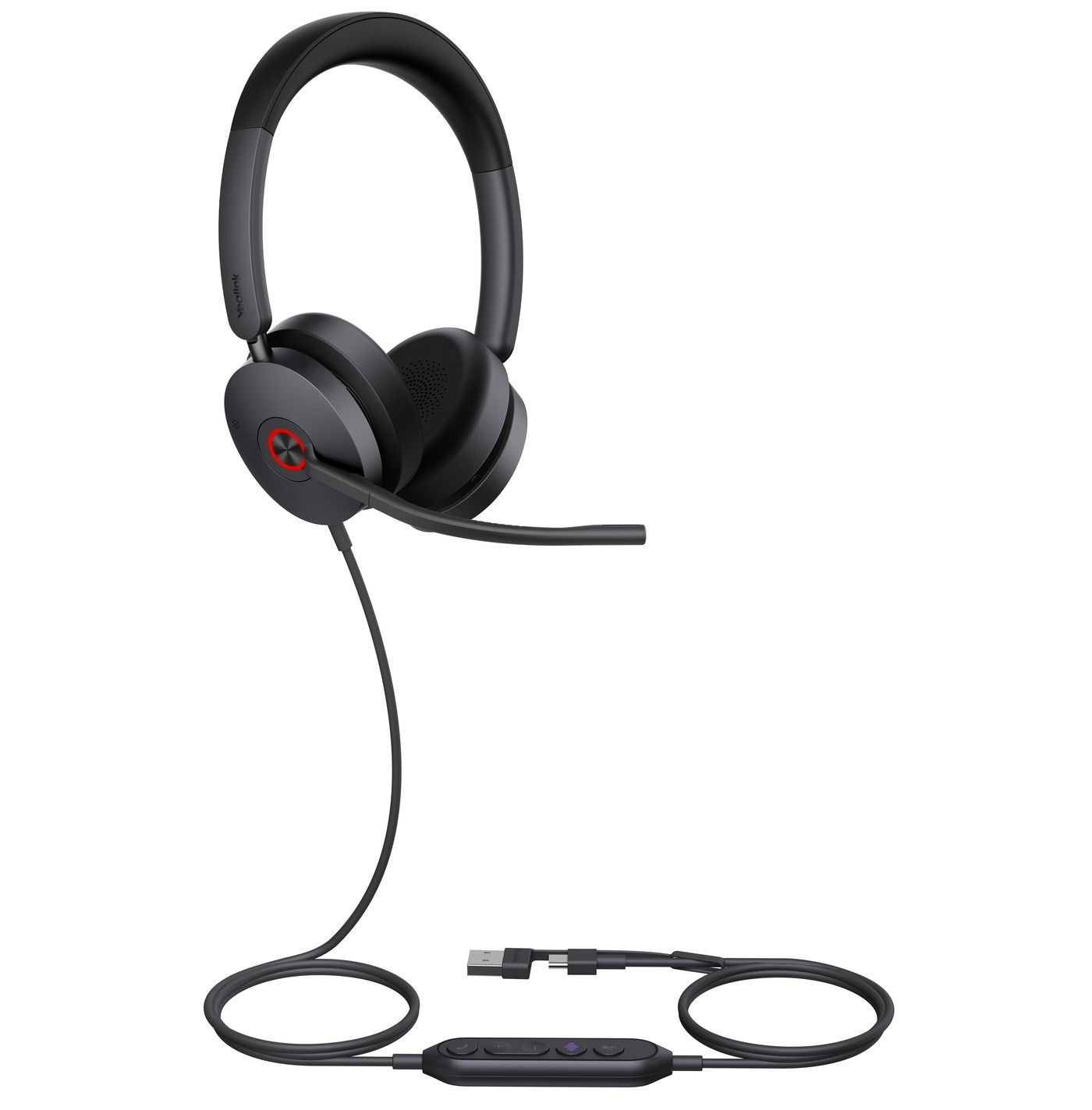 Yealink 1308254 Uh48 Se Dual USB-C/A Headset Wired Head-Band Office/Call Ce ~E~