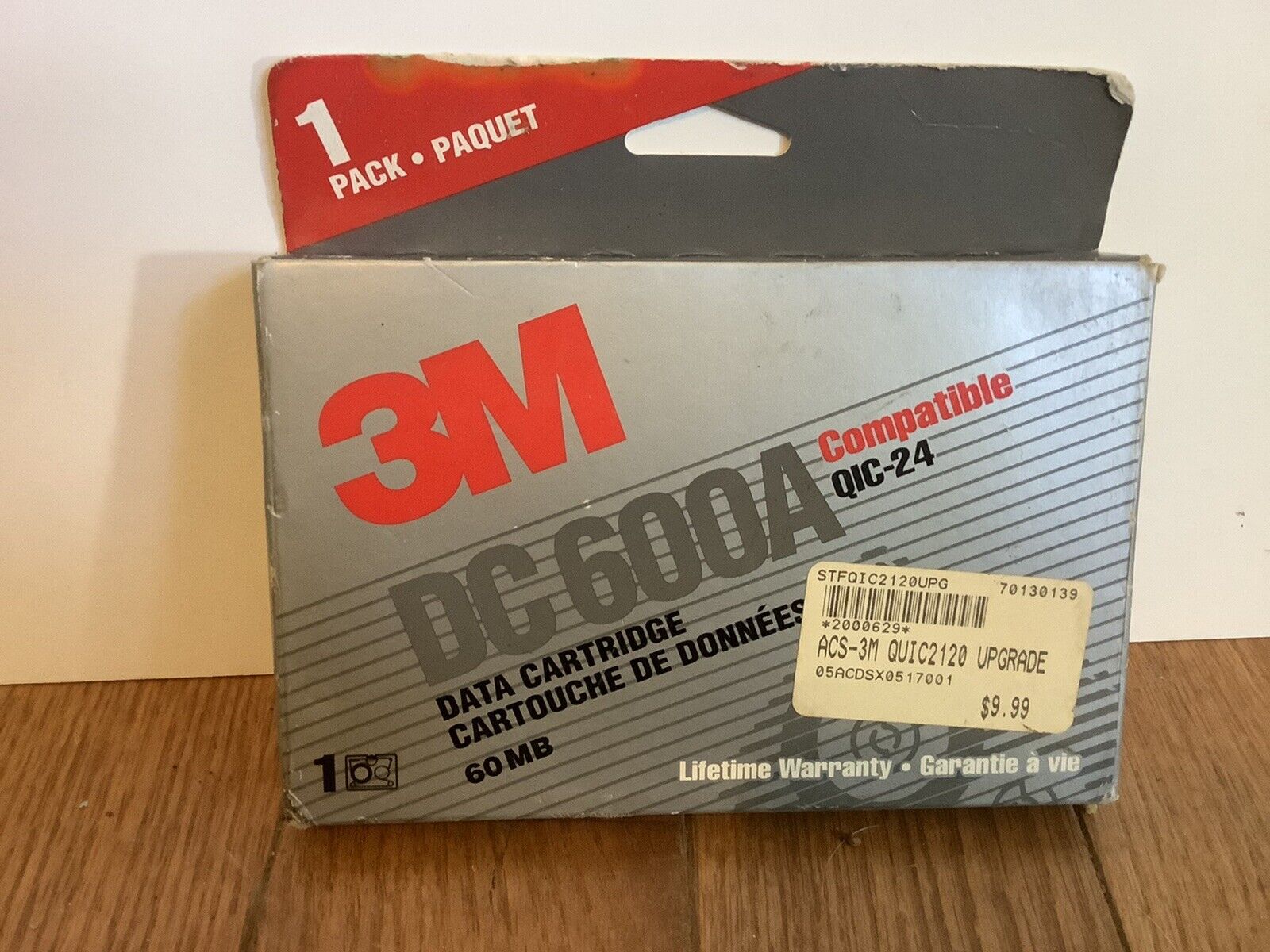 Vintage 3M DC 600A Data Cartridge 60 MB Compatible QIC-24 New 