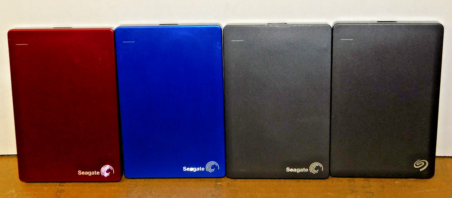 4 Seagate Backup Plus Slim 2TB External (SRD00F1 ) Hard Drives USB 3.0