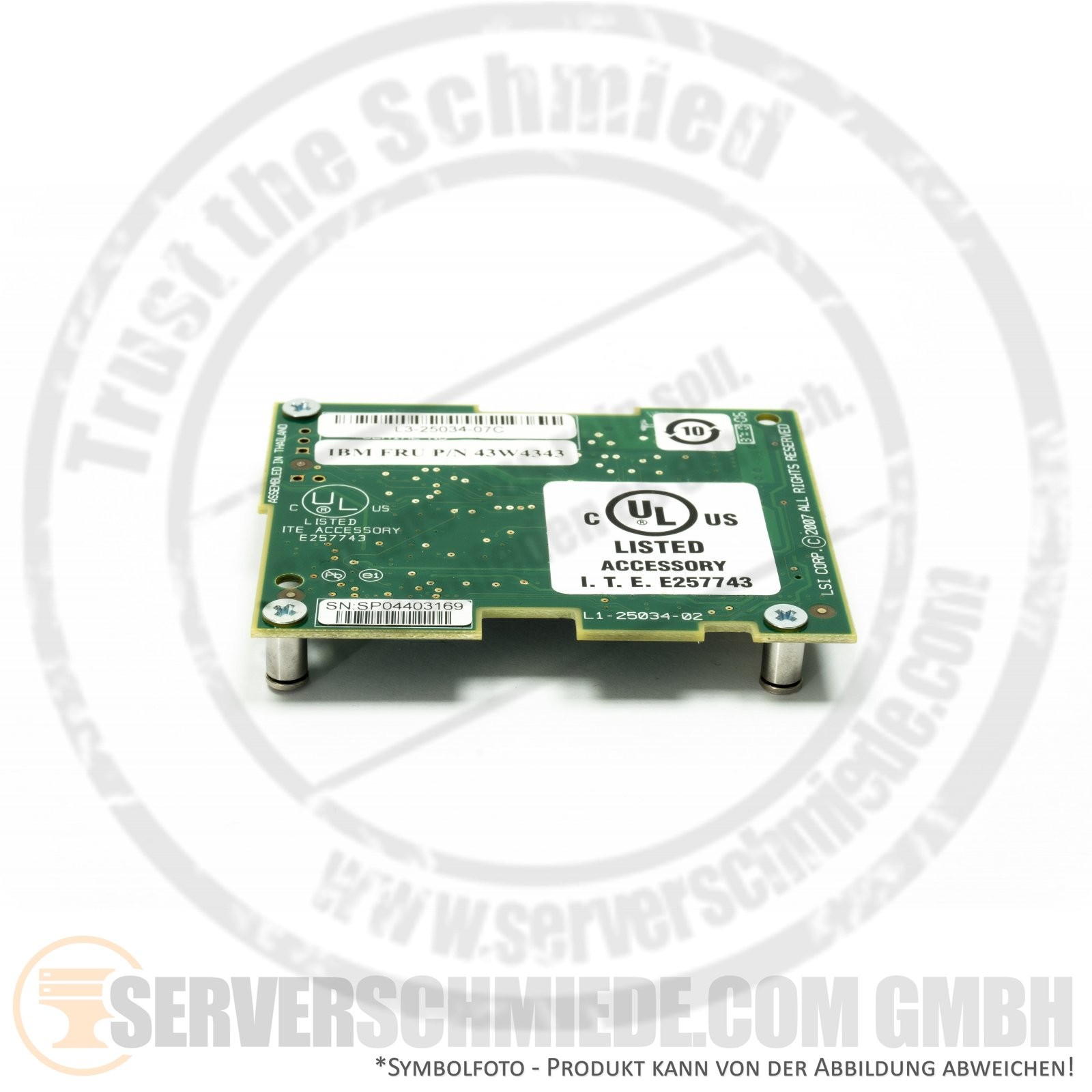 Fujitsu IBM LSI BBU battery controller board L3-25034-07 43W4343 L1-25034-02