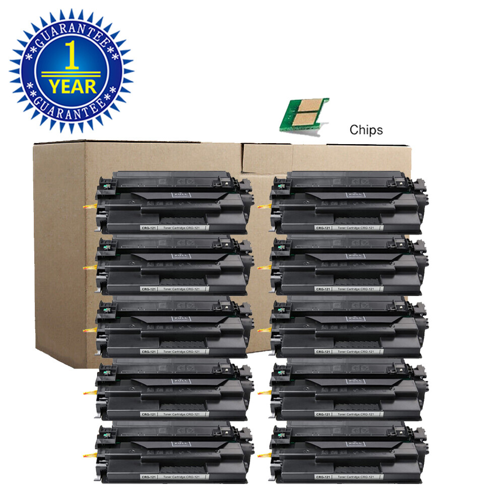 10PK CRG-121 Toner Cartridge Compatible with Canon 121 Image CLASS D1650 D1620