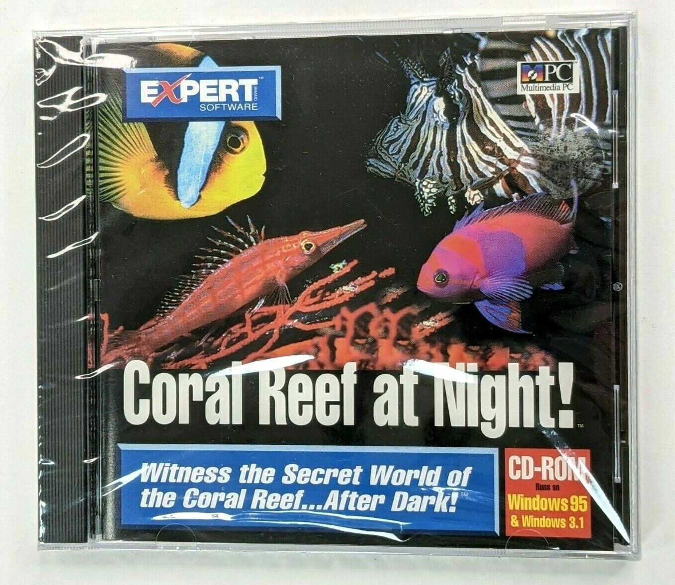 Coral Reef at Night CD 1995 Windows Pictures Computer Software Expert 