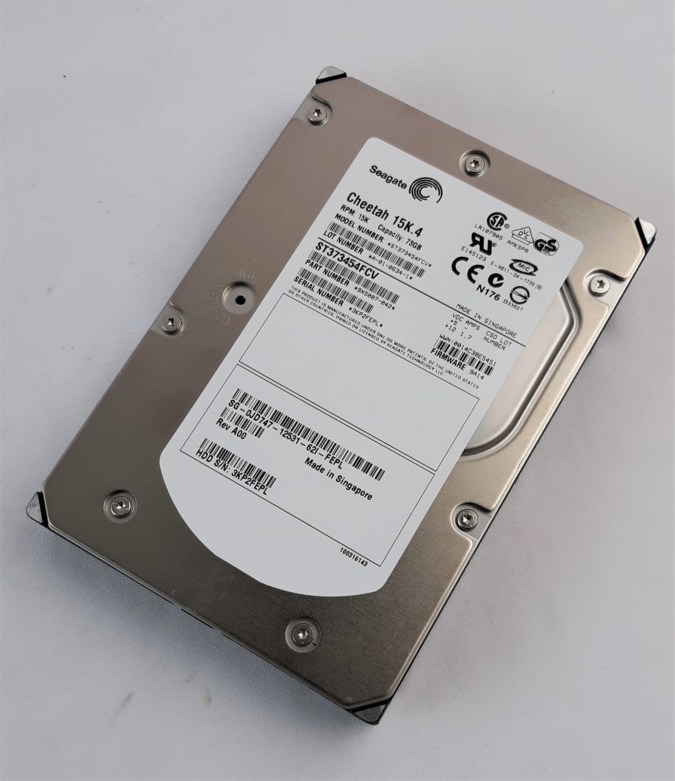 Seagate ST373454FCV 9X5007-042 Hard Drive