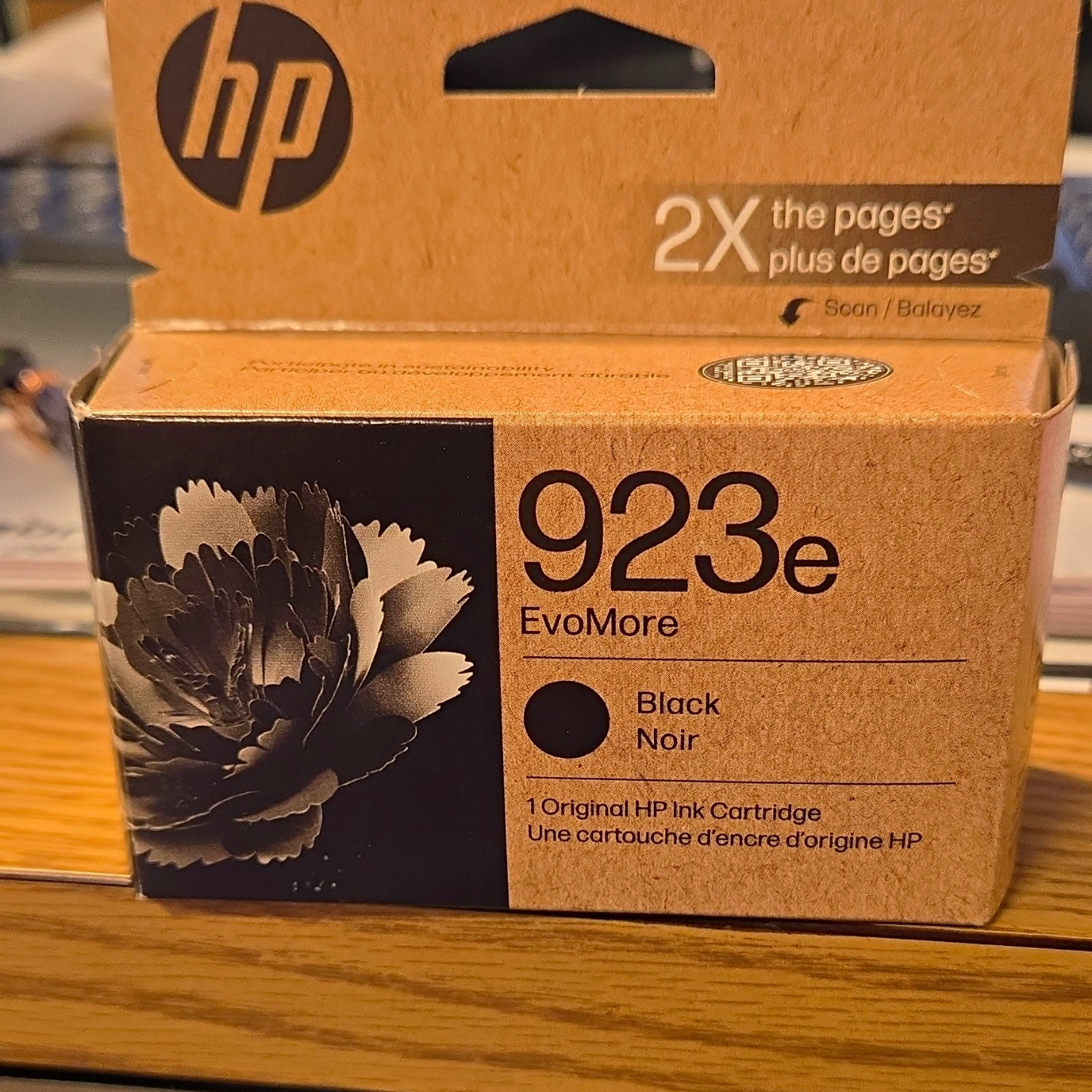 HP 923e EvoMore Genuine Black Inkjet Ink Cartridge for OfficeJet 8121 4K0T7LN