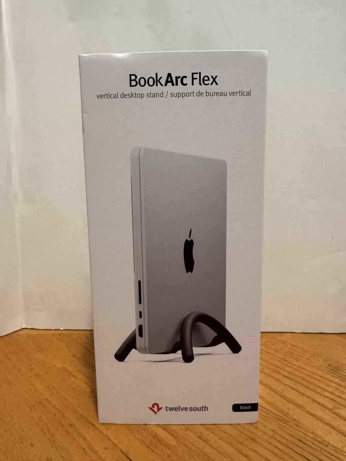 BookArc Flex Vertical Laptop Stand – Space-Saving MacBook Stand, Adjustable 