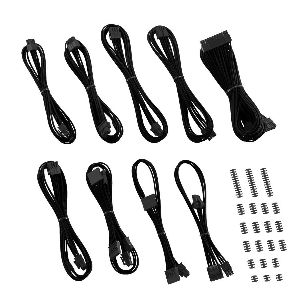 E-Series Classic ModFlex Sleeved Cable Kit for EVGA ModFlex, Black