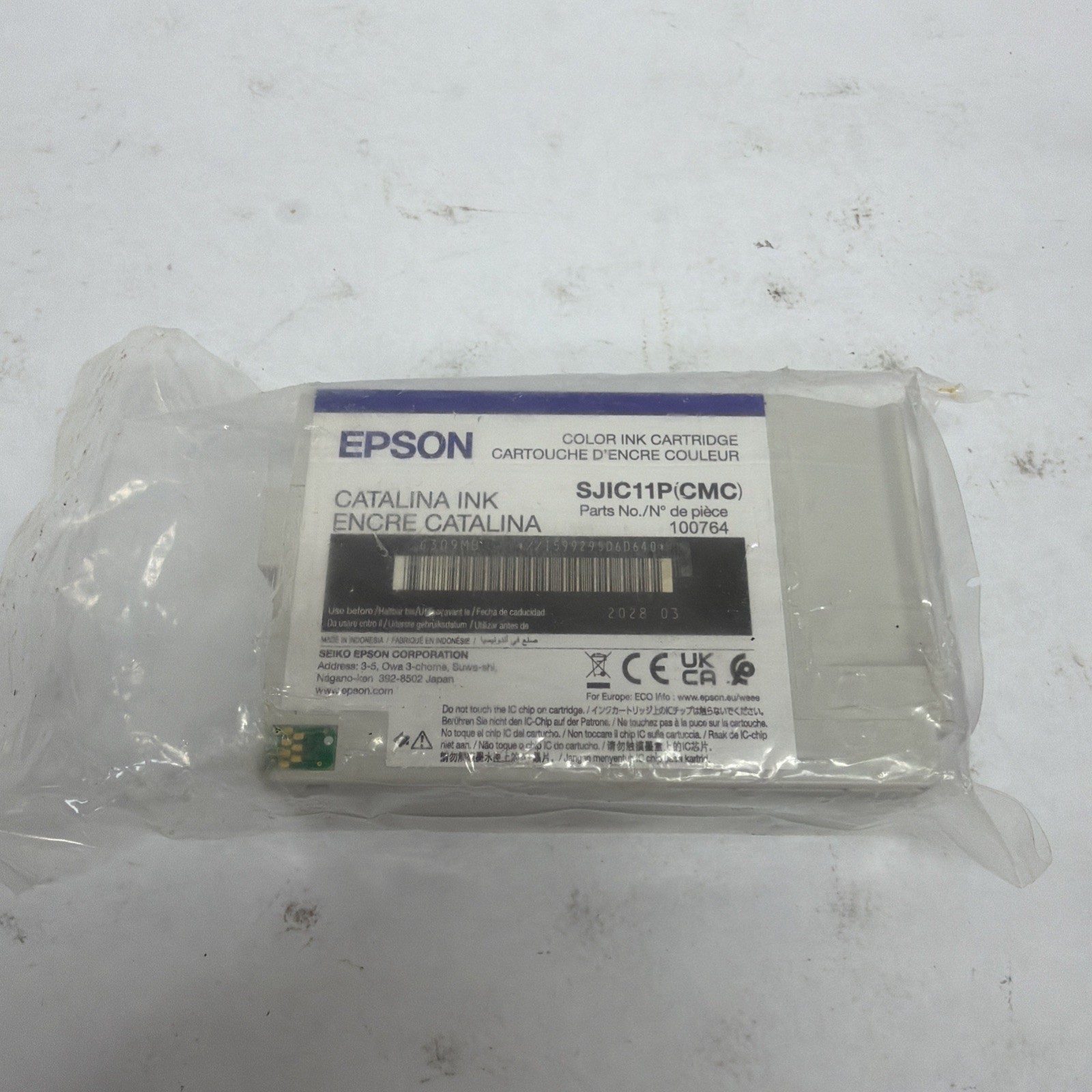 Epson Catalina Color Ink SJIC11P(CMC) 100764 BB 12/26 New & Sealed 