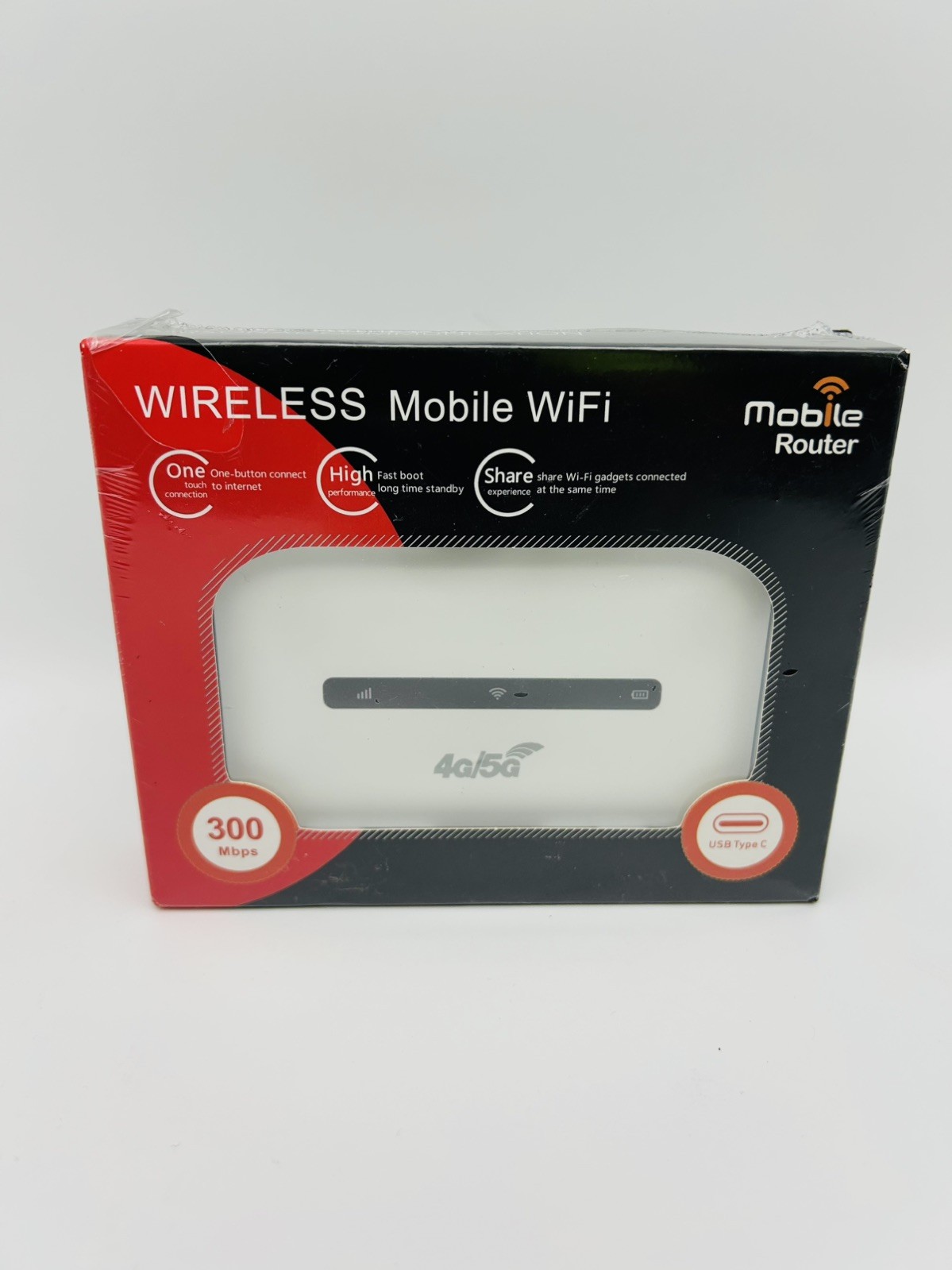 Wireless Mobile  4G/5G Mobile WiFi Router 300 Mbps