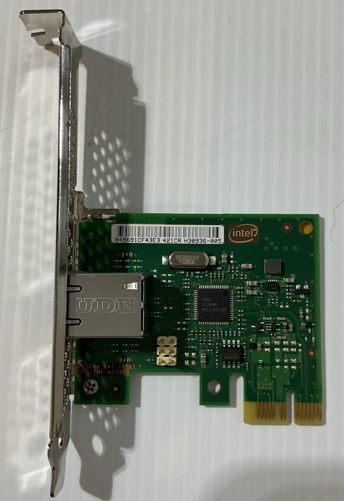 Dell VRRH1  PCI Express x1 Single Port Gigabit Ethernet Network Card