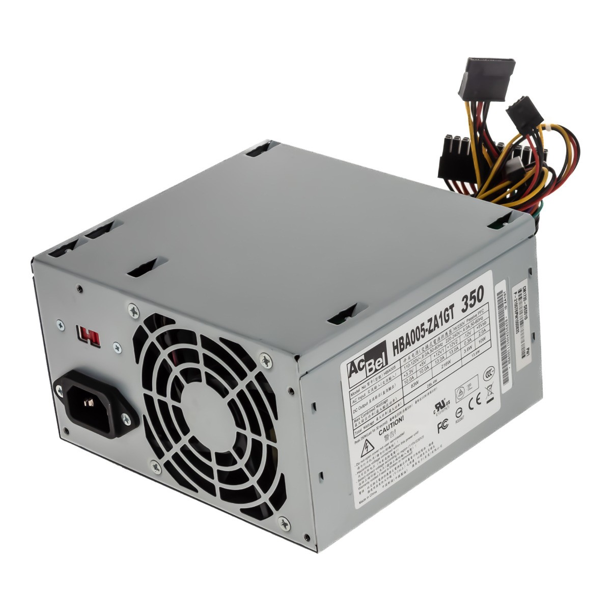 Power Supply ACBEL HBA005-ZA1GT 350 PSU ATX 24-PIN ATX12V SATA MOLEX FDD